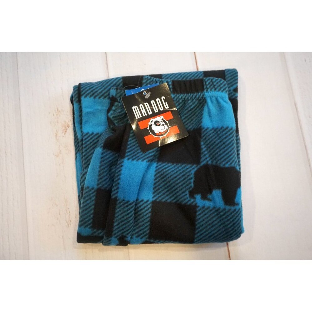 Mad Dog Boys Fleece Pajama Sleep Pants - Size M (6/8), NWT - Picture 8 of 8